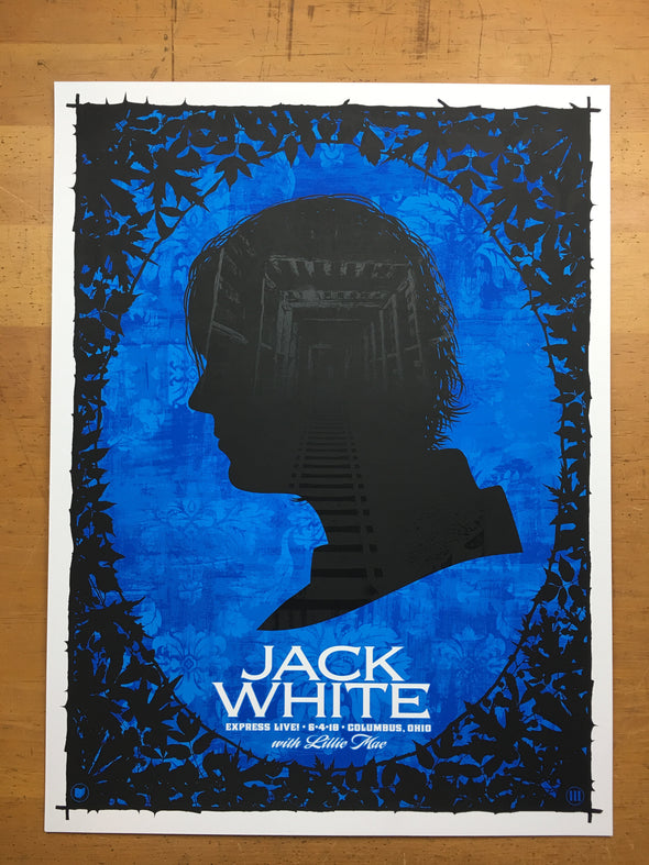 Jack White - 2018 Todd Slater poster Columbus, OH Express Live