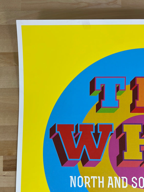 The Who - 2017 poster North & South America Tour screen print