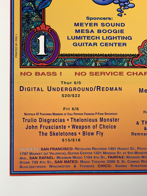 MHP 31 Digital Underground - 1997 poster Maritime Hall San Fran 1st
