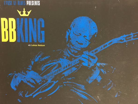 BB King - 2010 Pete Cardoso poster Boston, MA Blues Guitar