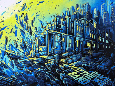 Grey Street - 2022 Dan Mumford poster Dave Matthews Band (BLUE)
