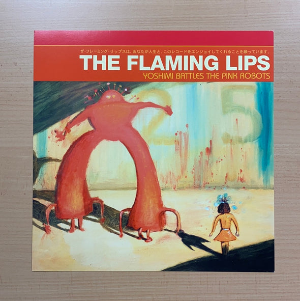 The Flaming Lips - 2002 original vinyl poster insert 12x12 record art