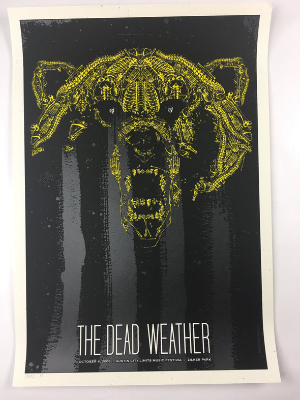 The Dead Weather - 2009 Todd Slater Poster Austin City Limits, TX Zilker Park