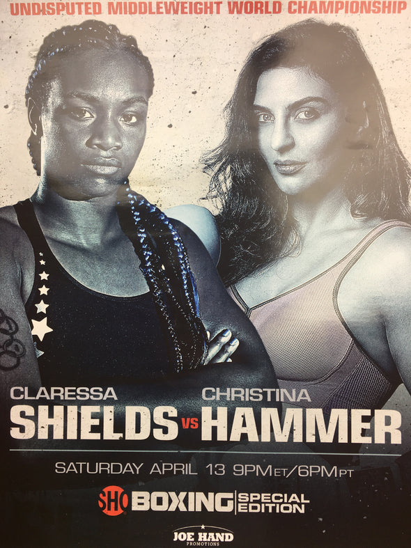 Boxing - 2019 Poster Shields vs Hammer