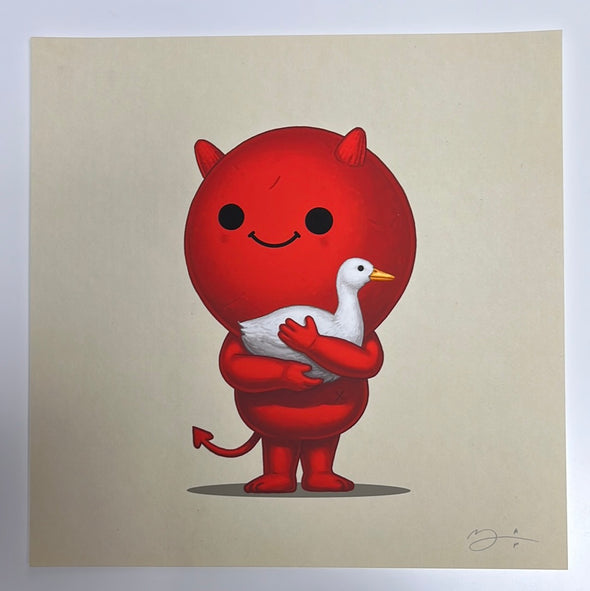 Lucy I - 2020 Mike Mitchell poster print Mikeland devil duck AP