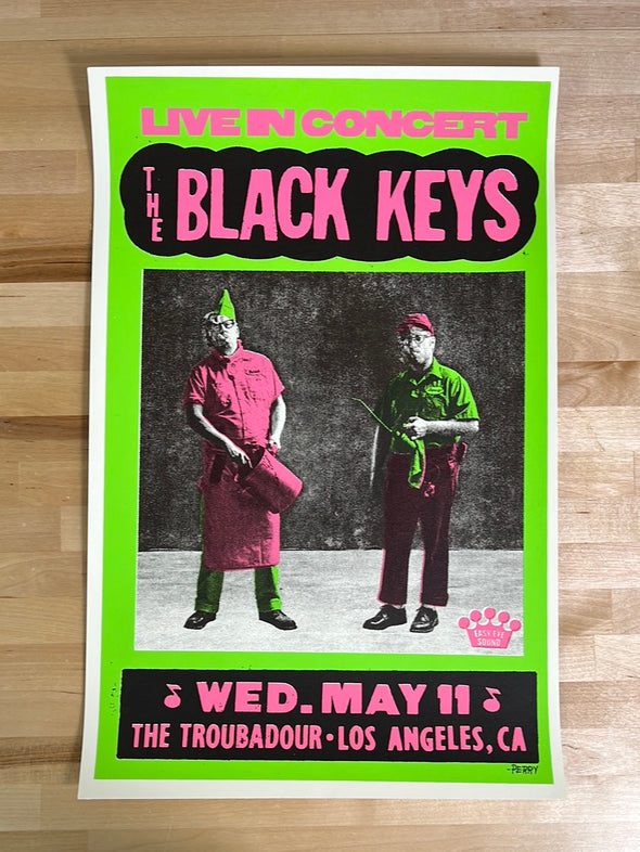 The Black Keys - 2022 Perry Shall poster Los Angeles, CA