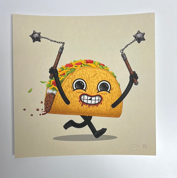 Food Dudes Double Fail - 2022 Mike Mitchell poster art print 1st