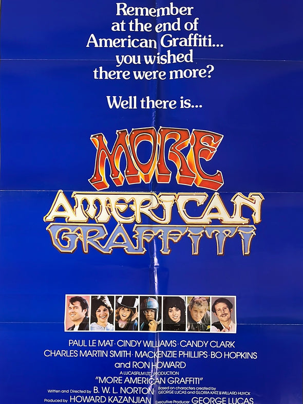 More American Graffiti - 1979 original one sheet poster movie cinema Ron Howard