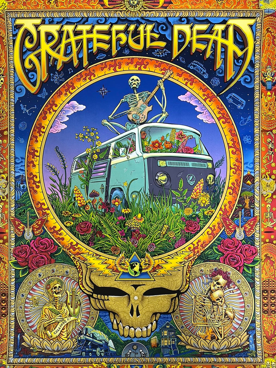 The Grateful Dead - 2022 EMEK poster art print – Sold Out Posters