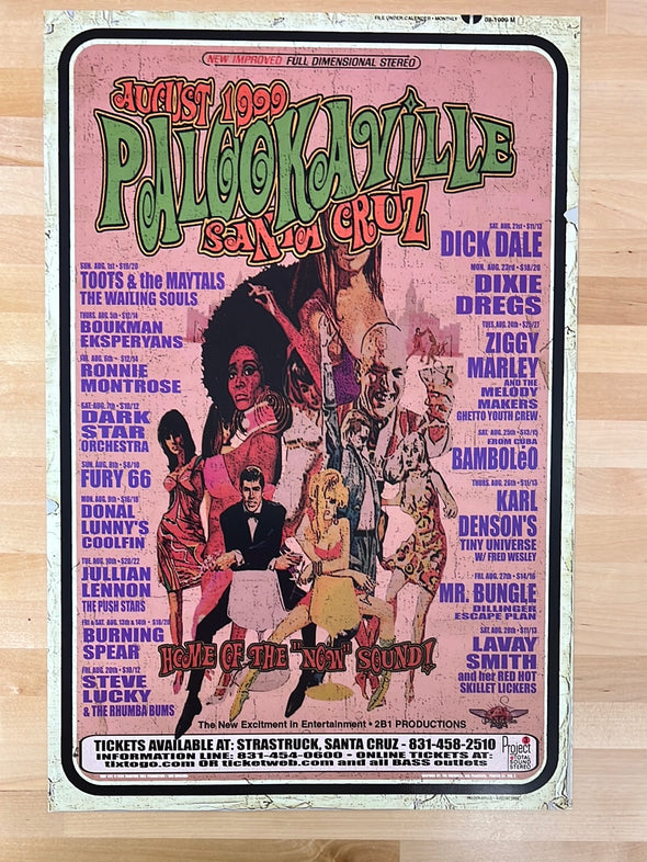 MHP 74 August - 1999 poster Palookaville Santa Cruz, CA 1st