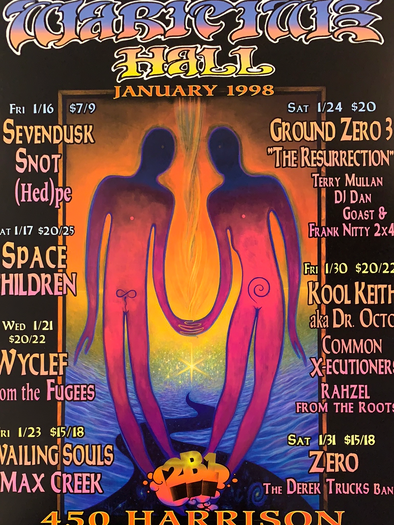 MHP 42 January - 1998 poster Maritime Hall San Fran 1st