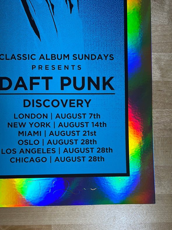 Daft Punk - 2016 Tim Doyle Poster Discovery FOIL