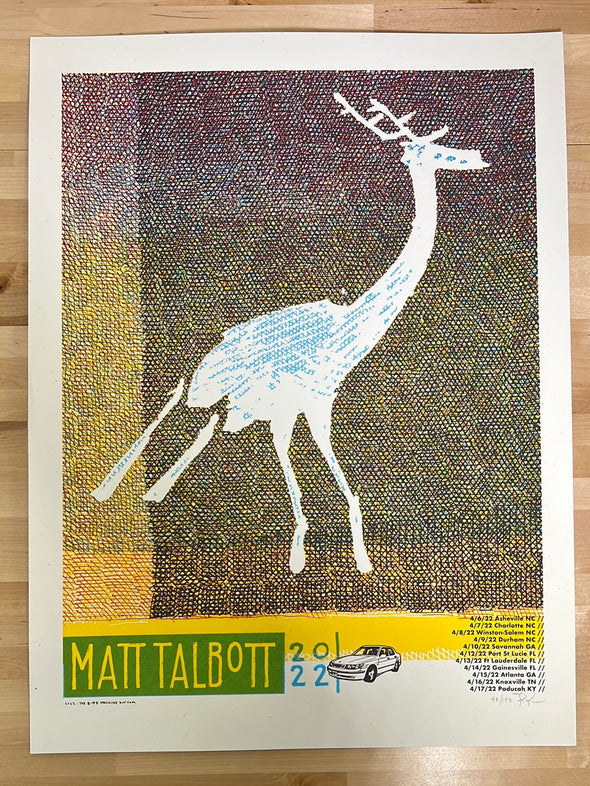 Matt Talbott - 2022 Jay Ryan poster Tour x/193