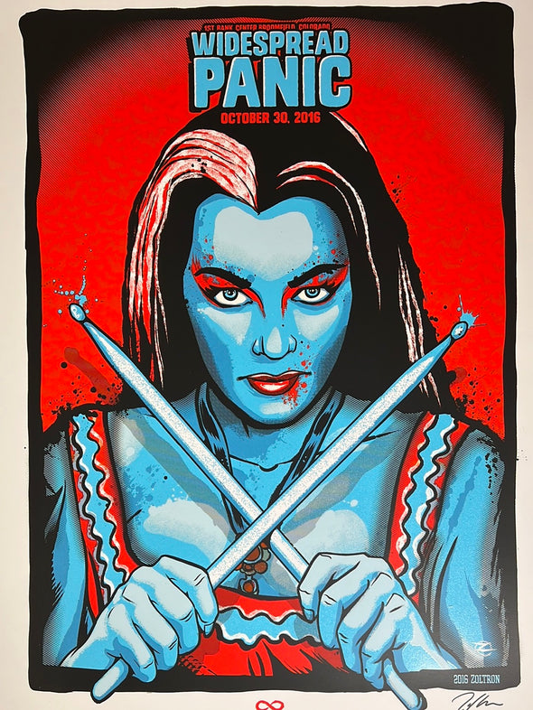 Widespread Panic - 2016 Zoltron poster Broomfield, CO 10/30