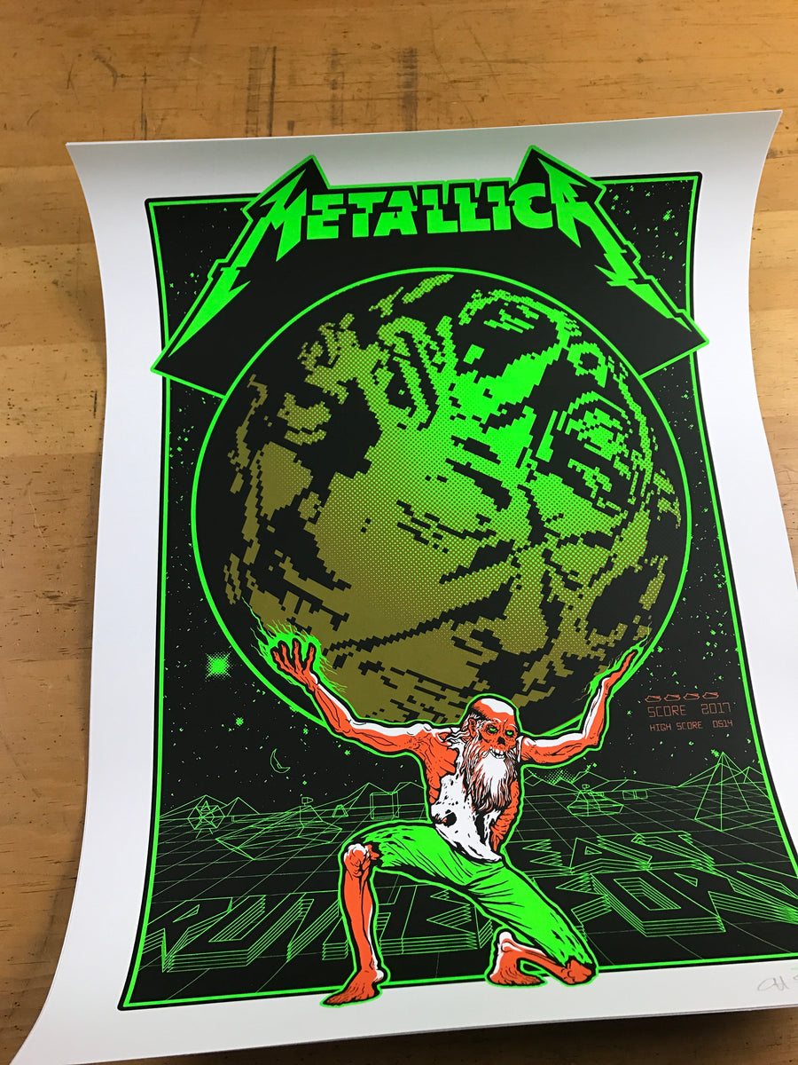 Metallica 2017 Tour Met Life Stadium, East Rutherford, NJ Poster – Ames Bros