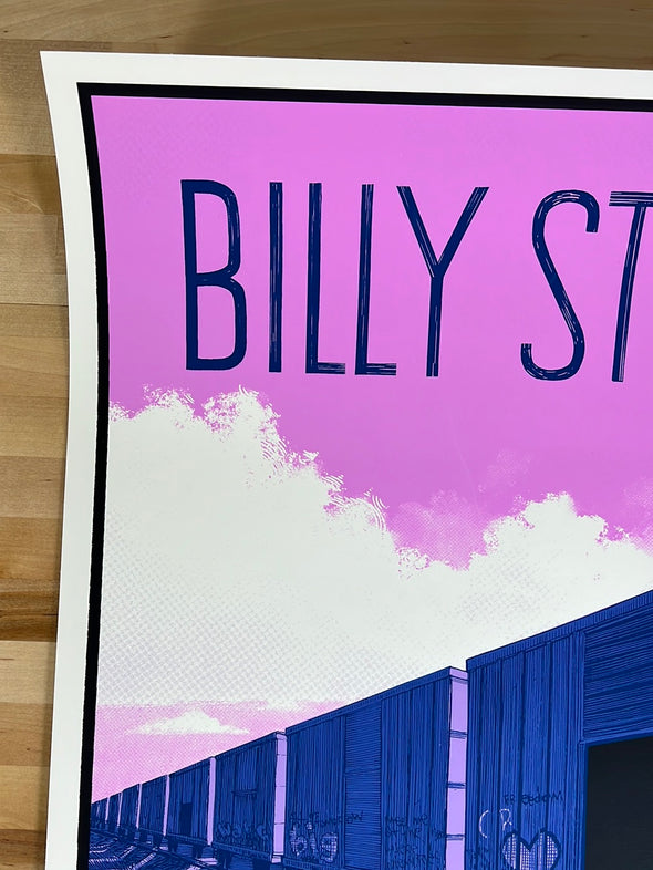 Billy Strings - 2021 Justin Santora poster Essex Junction, VT