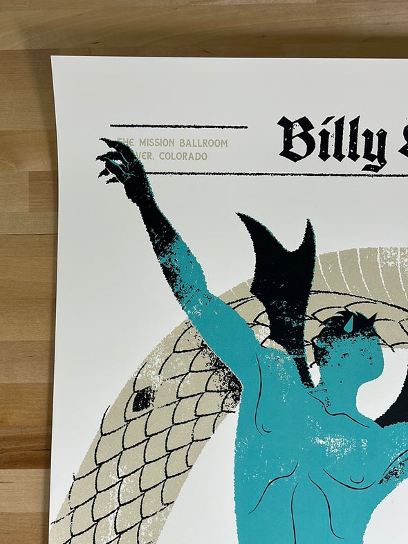 Billy Strings - 2021 Delicious Design League poster Denver, CO 10/15 AP
