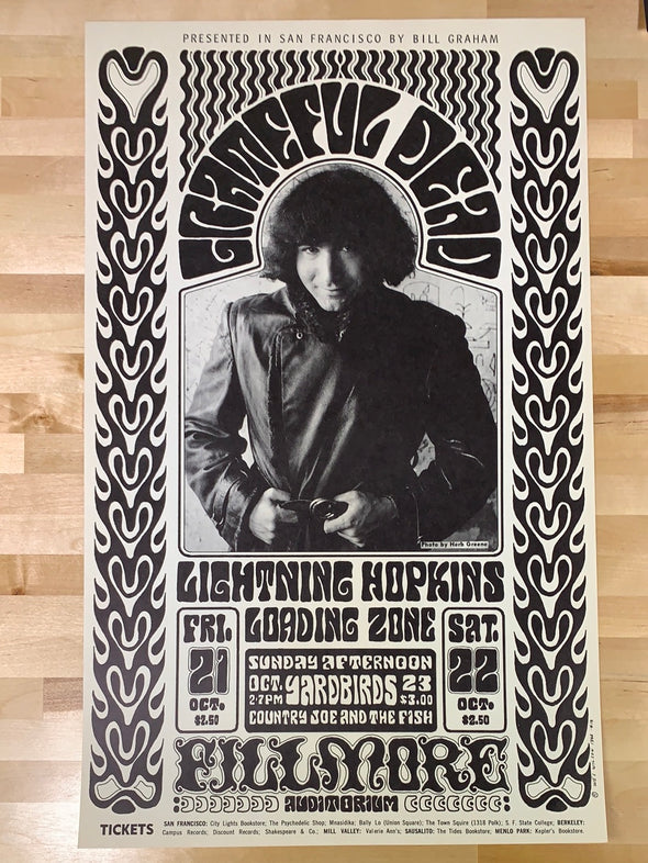 Grateful Dead - 1966 Wes Wilson Poster San Francisco, CA The Fillmore