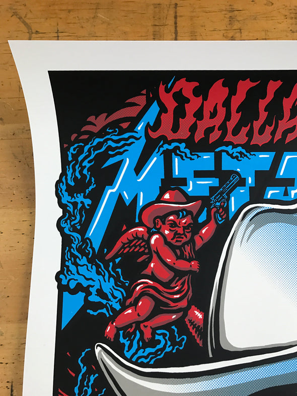Metallica - 2017 Ames Brothers poster Dallas, Texas AT&T Stadium S/N