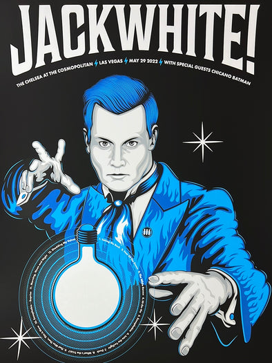 Jack White - 2022 Matthew Jacobson poster Las Vegas, NV