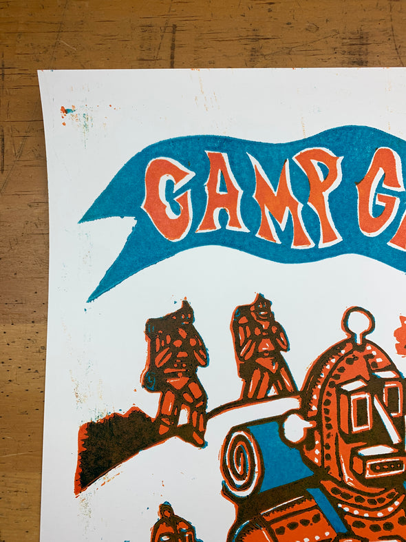Camp Greensky - 2019 Jim Pollock poster Wellston, MI Music Festival