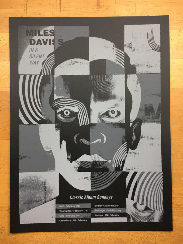 Miles Davis - Delicious Design League poster Art Print