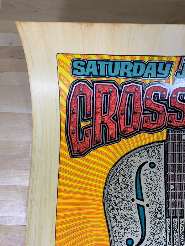 Crossroads Guitar Festival - 2007 Chuck Sperry guitar poster, Eric Clapton