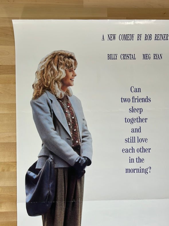 When Harry Met Sally - 1989 one sheet movie poster original vintage 27x40