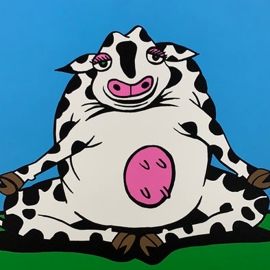 Cows on Vacation - 2021 Jim Pollock poster Art print Phish 2/3