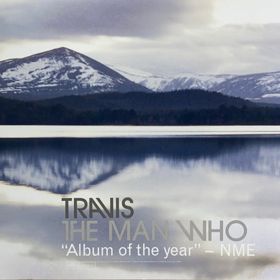 Travis - 1999 original vinyl poster insert 12x12 record art, UK