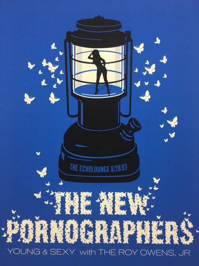 The New Pornographers - 2003 Methane Studios poster Atlanta, GA Echo Lounge