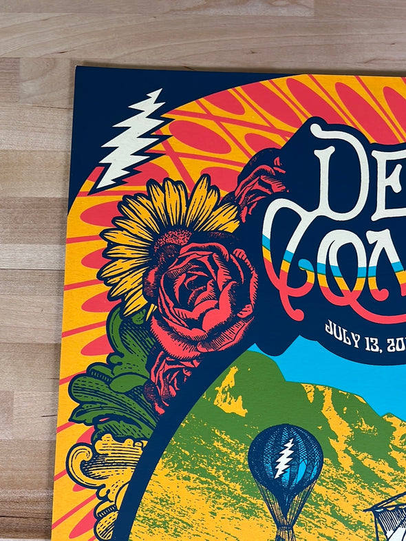 Dead & Company - 2018 Status Serigraph poster Boulder, CO N1