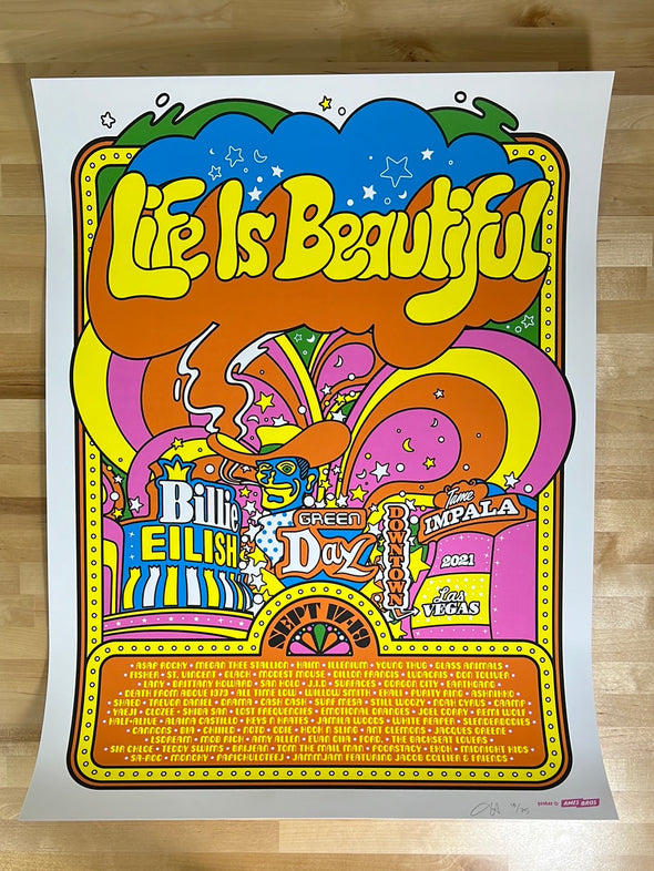 Life is Beautiful Festival - 2021 Ames Brothers poster 1st