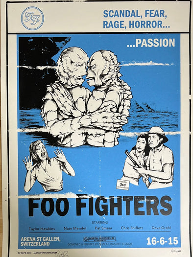 Foo Fighters - 2015 Sepr poster St Gallen, CH Switzerland