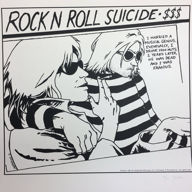 Rock-N-Roll Suicide - 2013 Jermaine Rogers Art Print