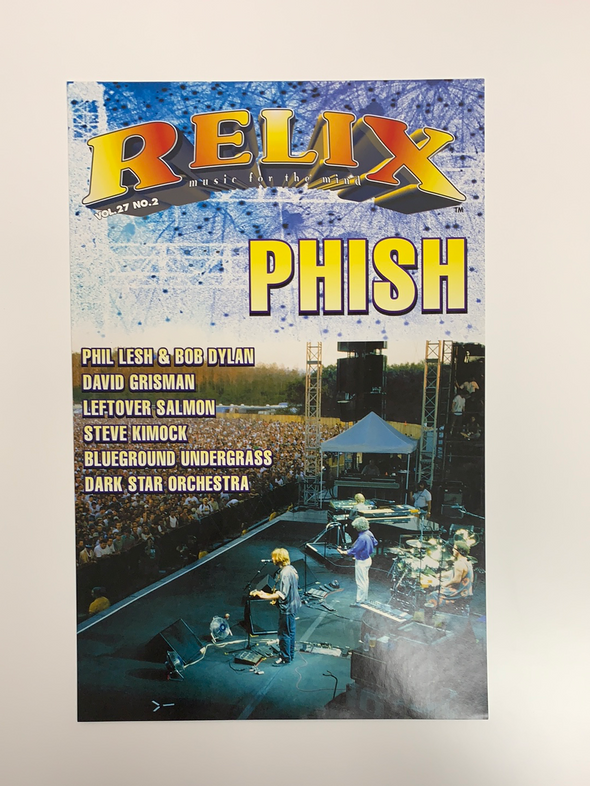 Phish - 1999 Relix poster Phil Lesh, Bob Dylan, Leftover Salmon