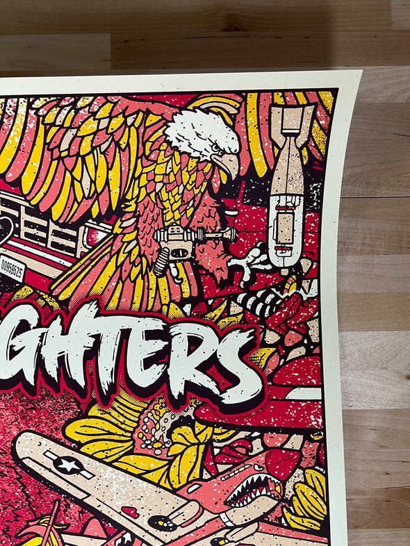 Foo Fighters - 2020 Gigart poster Wichita, KS Intrust Bank Arena AP