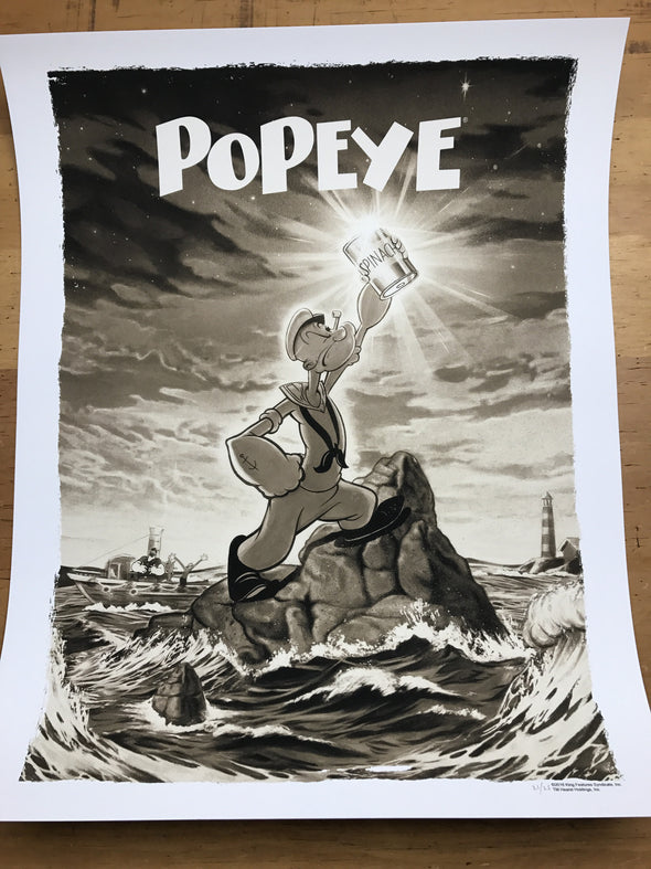 Popeye - 2016 John Keaveney poster NYCC VARIANT