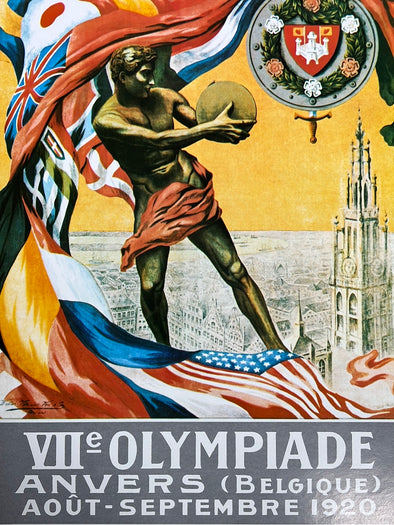 Canon Olympic Commemorative Series 1984  - poster 1920 Anvers