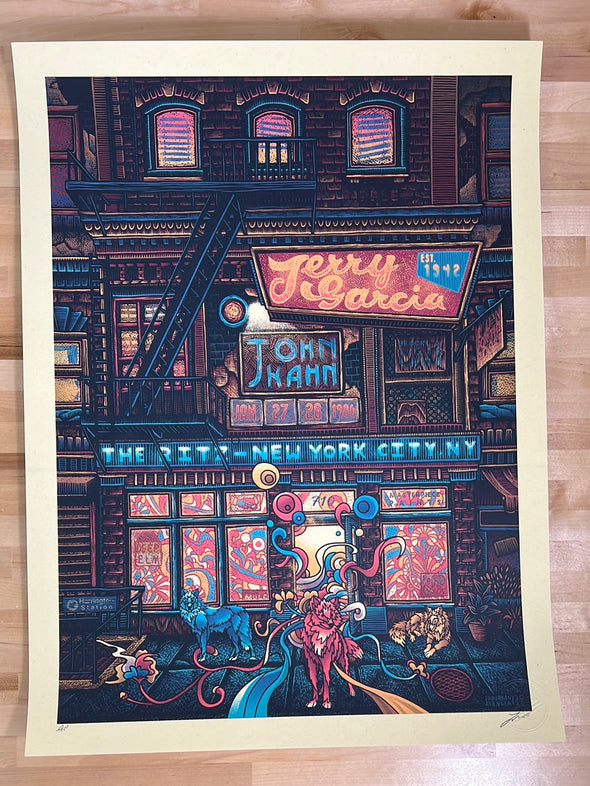 Jerry Garcia - 2020 Luke Martin poster New York City, NY