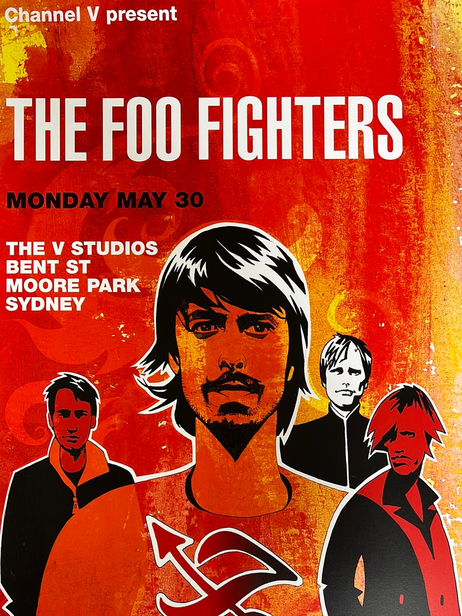 Foo Fighters - 2005 Craig Phillips poster Sydney, Australia Moore