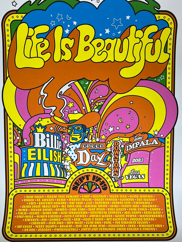 Life is Beautiful Festival - 2021 Ames Brothers poster 1st