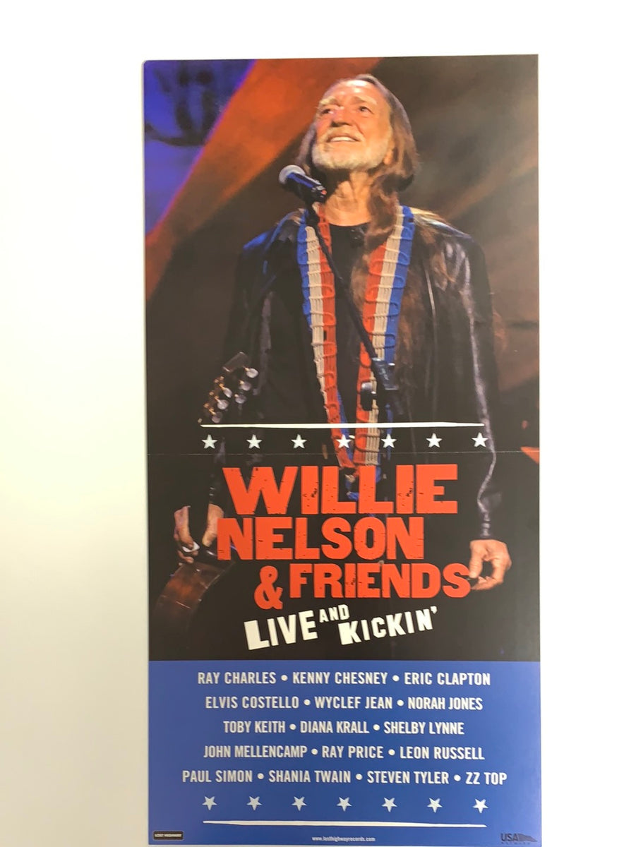 Willie Nelson - 2003 original vinyl poster insert 24x12 record art