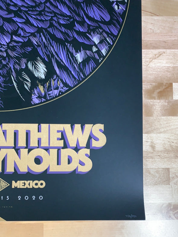 Dave Matthews Band - 2020 Ken Taylor poster Cancun, MEX