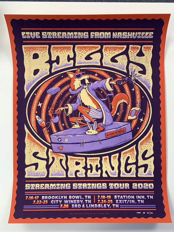 Billy Strings - 2020 Half Hazard poster Streaming Strings Surprise