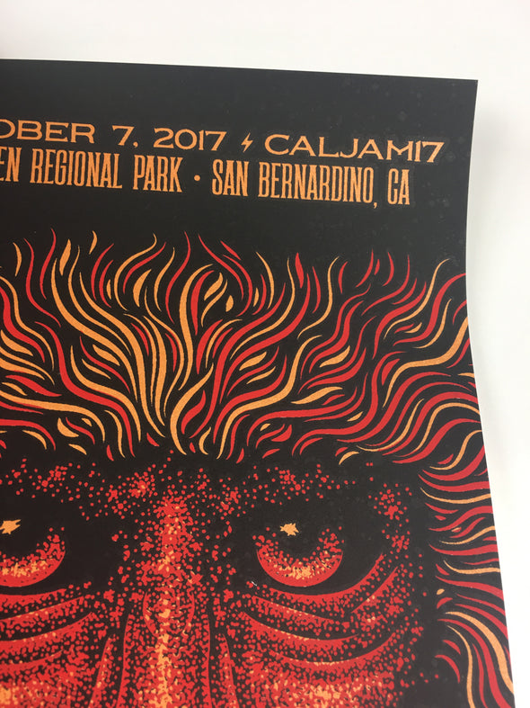 Foo Fighters - 2017 Todd Slater Poster Glen Helen Regional Park - San Bernardino