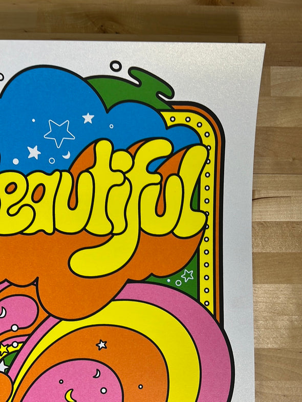 Life is Beautiful Festival - 2021 Ames Brothers poster pearl metallic