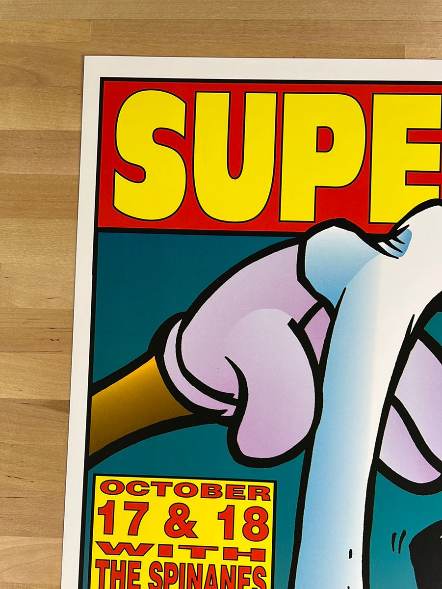 Superchunk - 1995 Frank Kozik poster Los Angeles, CA Whisky a Go