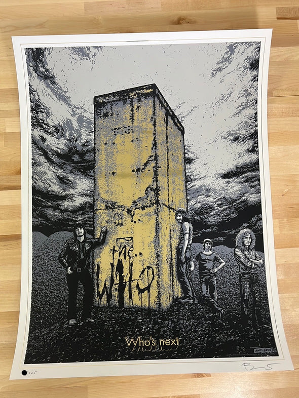 The Who - 2021 Ames Brothers poster Who's Next 50th FOIL