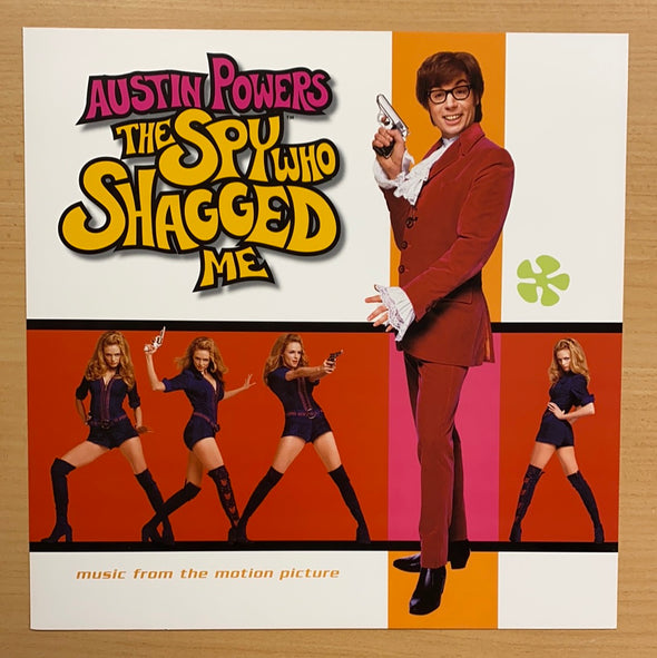 Austin Powers The Spy Who Shagged Me - 1999 original vinyl poster insert 12.25x12.25 record art